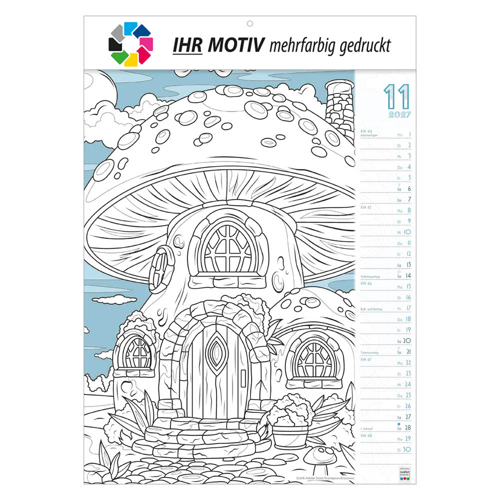 Bildkalender Nimm dir MALZEIT, Ausgabe 2027 Monat November