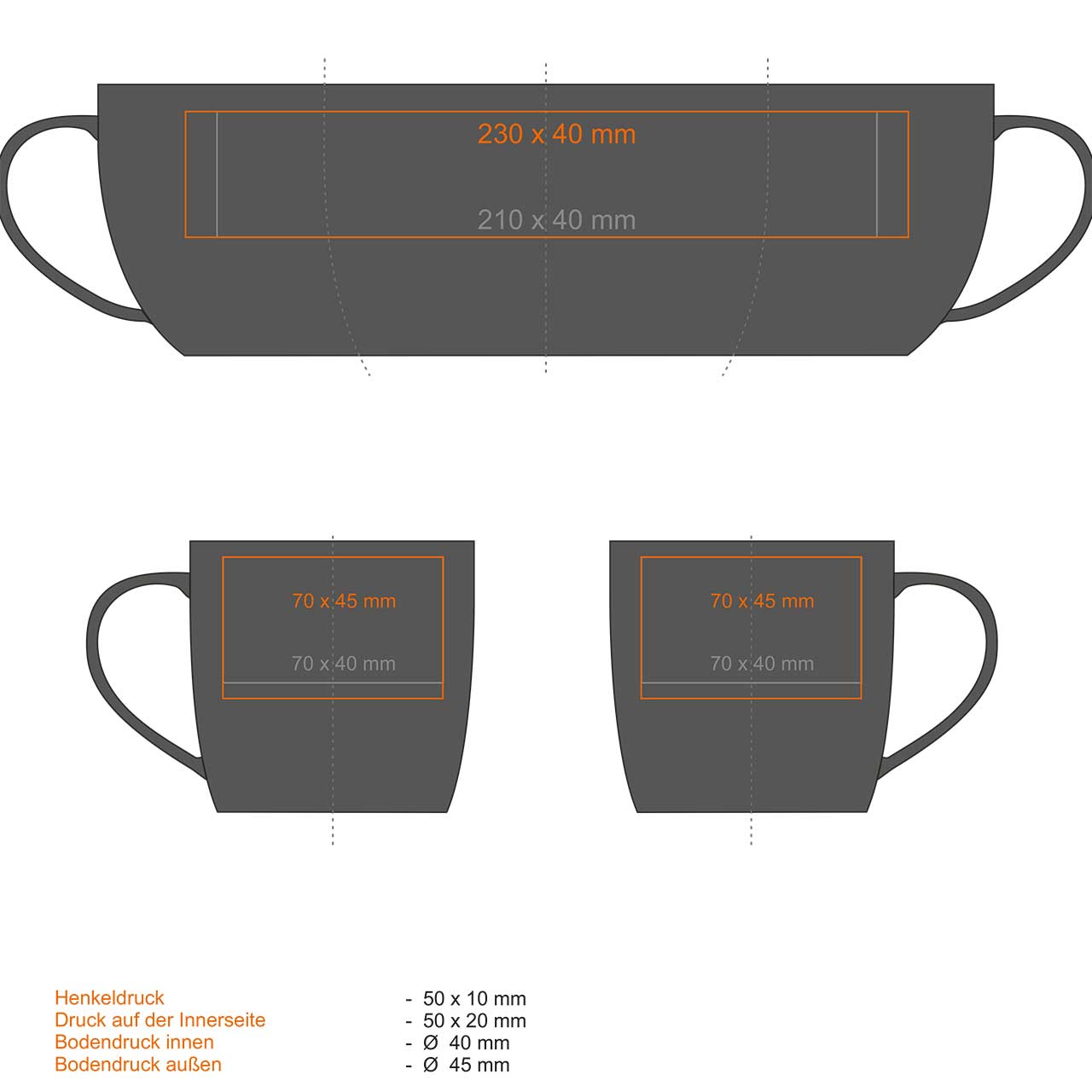 Vorschau: Handy Supreme Tasse aus Keramik