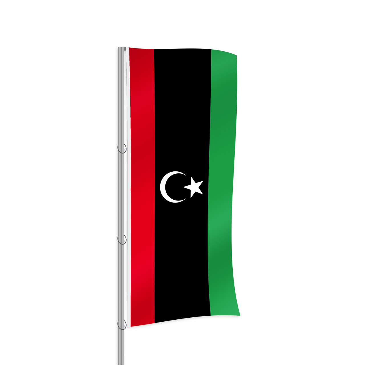 Libyen Fahne im Hochformat kaufen