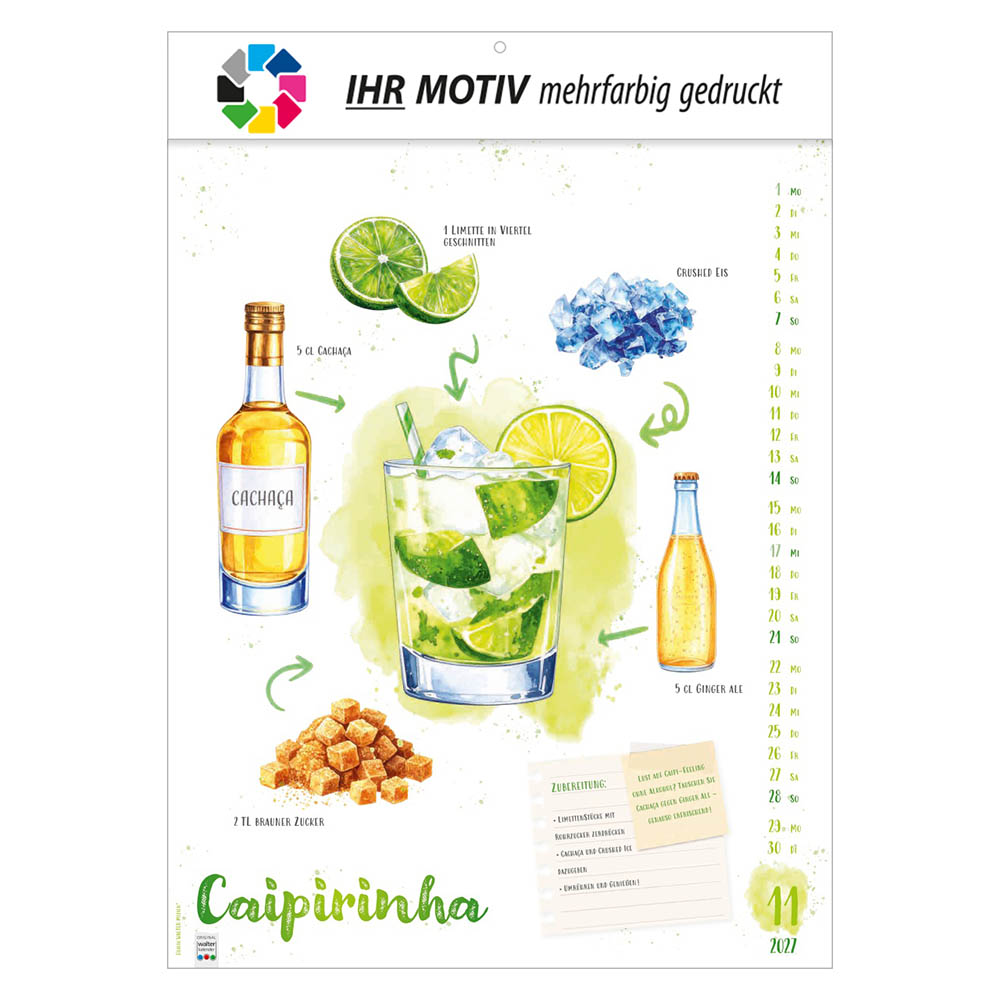 Bildkalender Mixart, Ausgabe 2027 Monat November