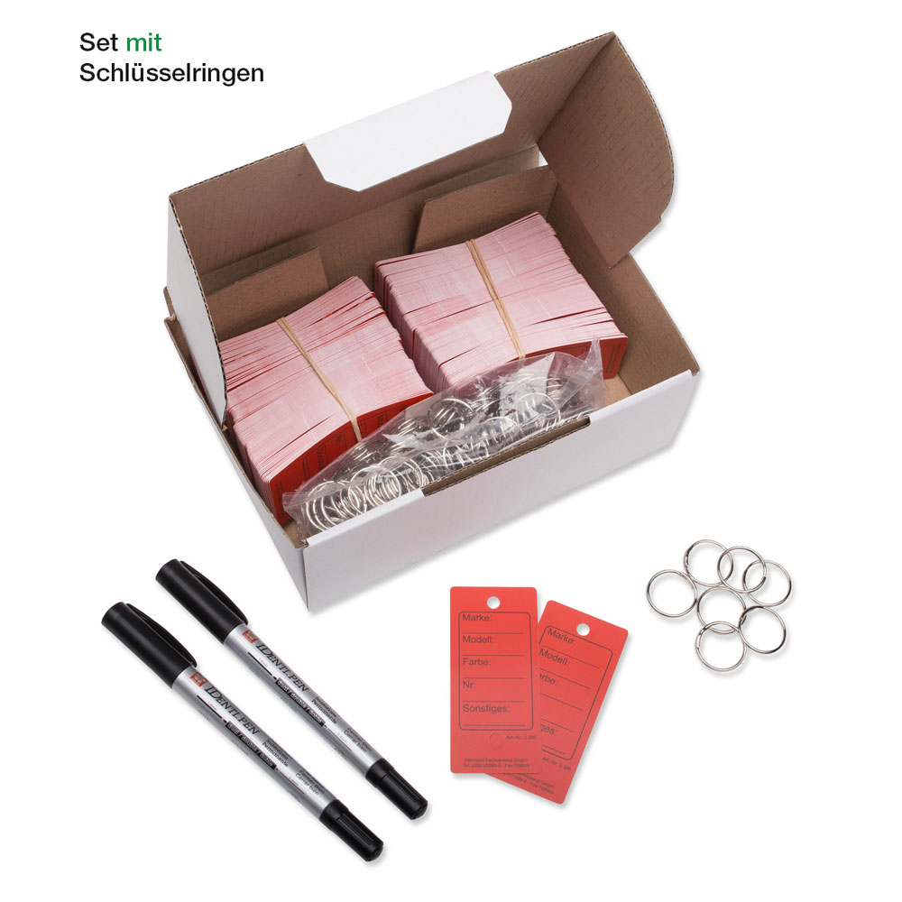 Set mit Schlüsselringen