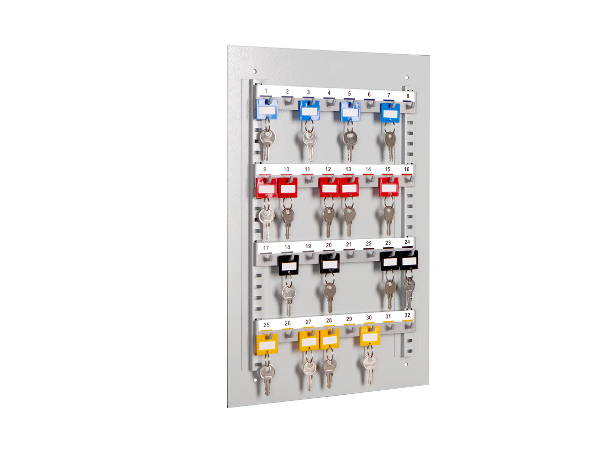 Schlüsseltafel mit 32 Schlüsselhaken