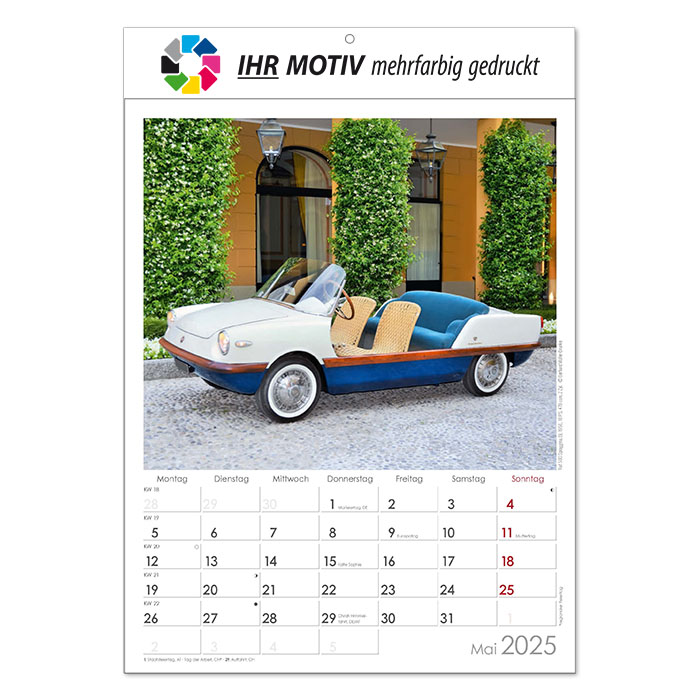 Vorschau: Bildkalender Oldtimer, Ausgabe 2026