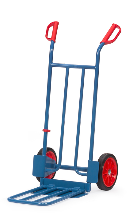 Vorschau: Fetra Paketkarre Vollgummiräder 260 x 56 mm bis 250 kg Höhe 1150 mm
