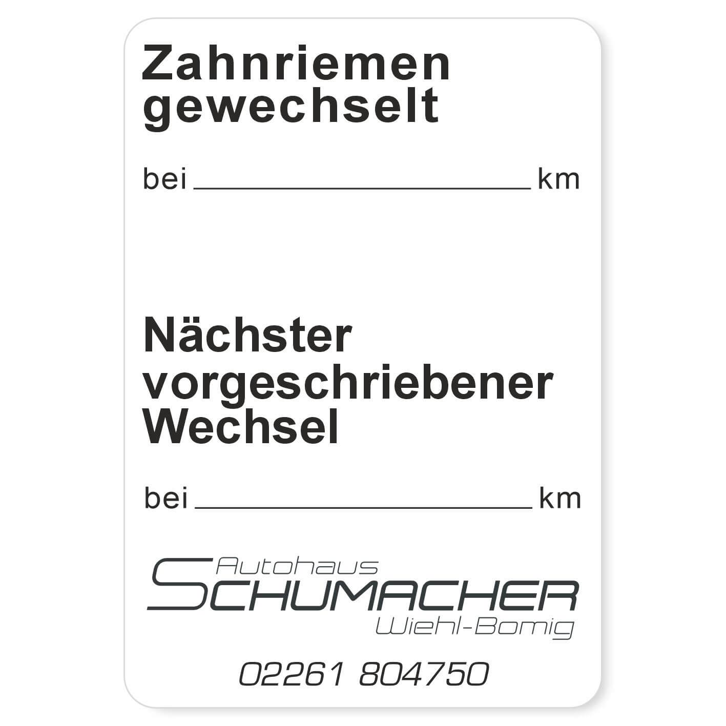 Zahnriemen gewechselt Beispiel 4