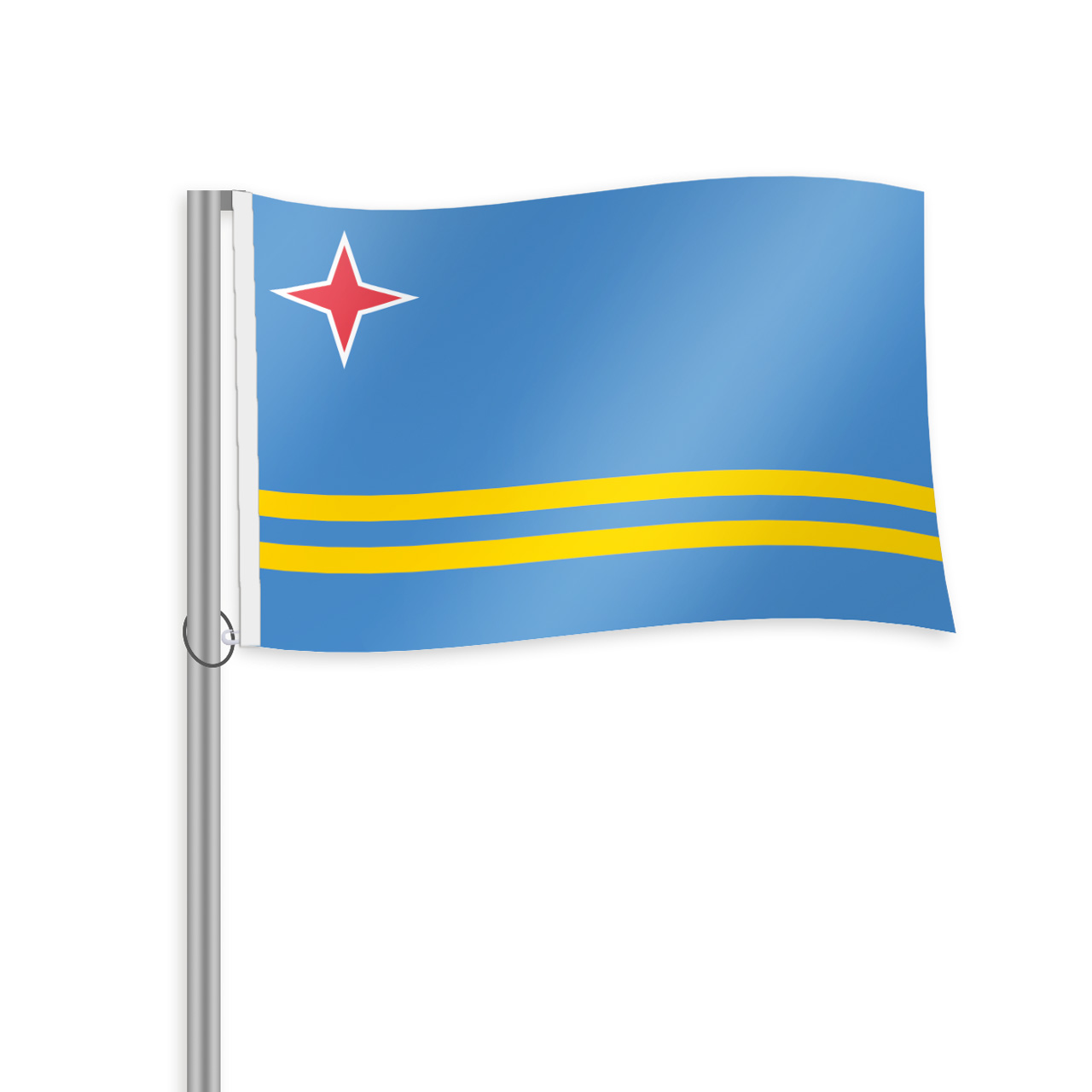 Vorschau: Aruba Fahne