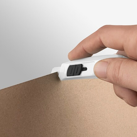 Messer MiniCut mit Schwarzdruck Anwendung