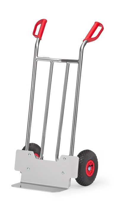 Vorschau: Fetra Alu-Sackkarre Lufträder 260 x 85 mm bis 150 kg Höhe 1150 mm