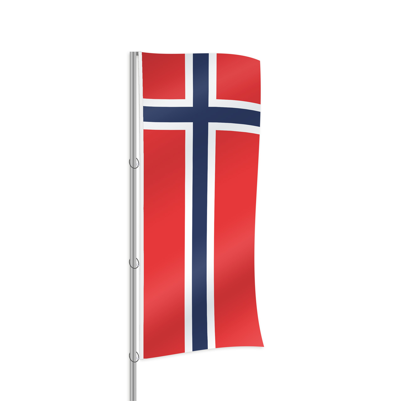 Norwegen Fahne im Hochformat kaufen