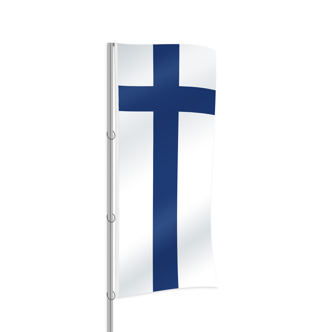 Finnland Fahne im Hochformat kaufen