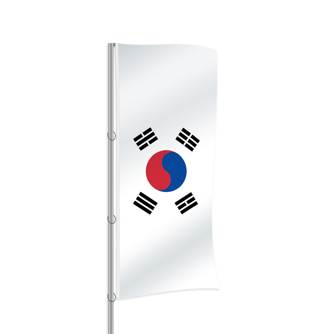KoreaRepublik Fahne im Hochformat kaufen