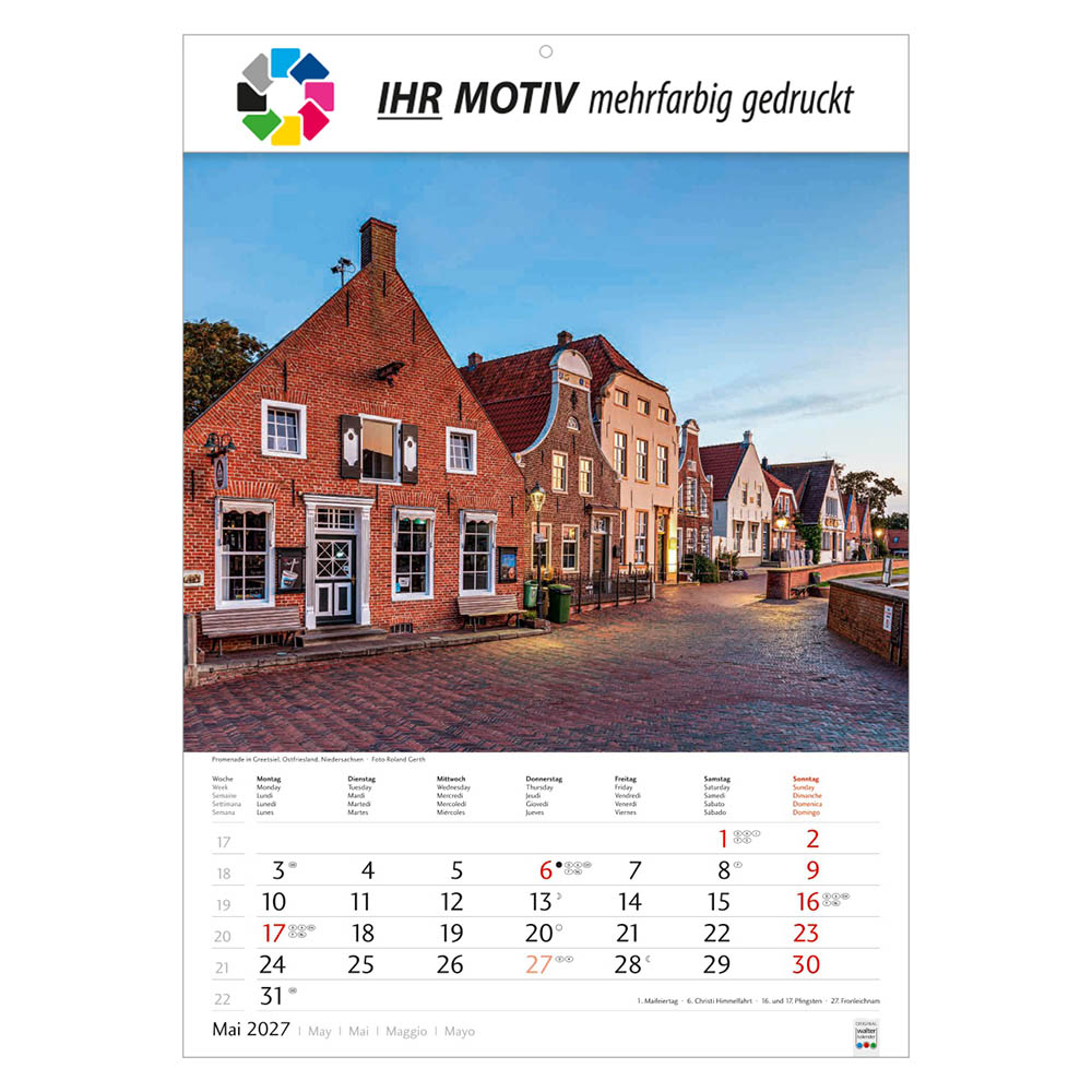 Bildkalender Schönes Deutschland, Ausgabe 2027 Monat Mai