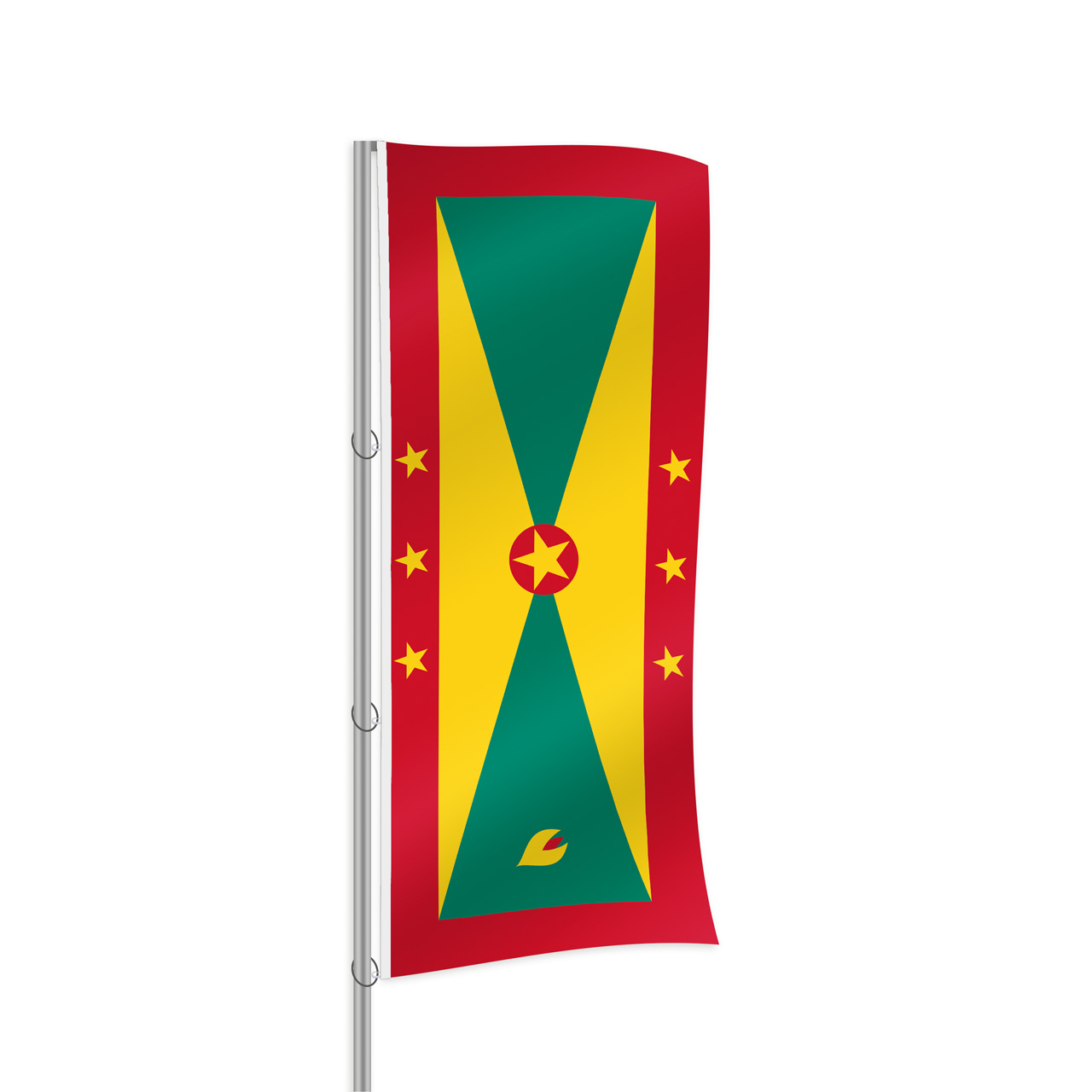 Grenada Fahne im Hochformat kaufen