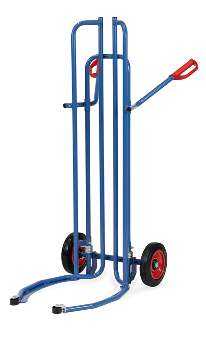 Vorschau: Fetra Reifenkarre mit Anlaufrollen Vollgummiräder 250 x 60 mm für Reifen bis 860 mm