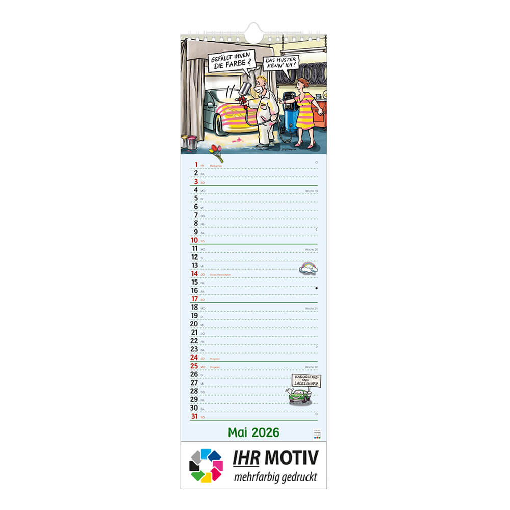 Werkstattkalender Monat Mai