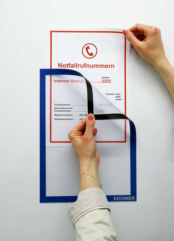 Vorschau: Magnetische Infotasche Basic