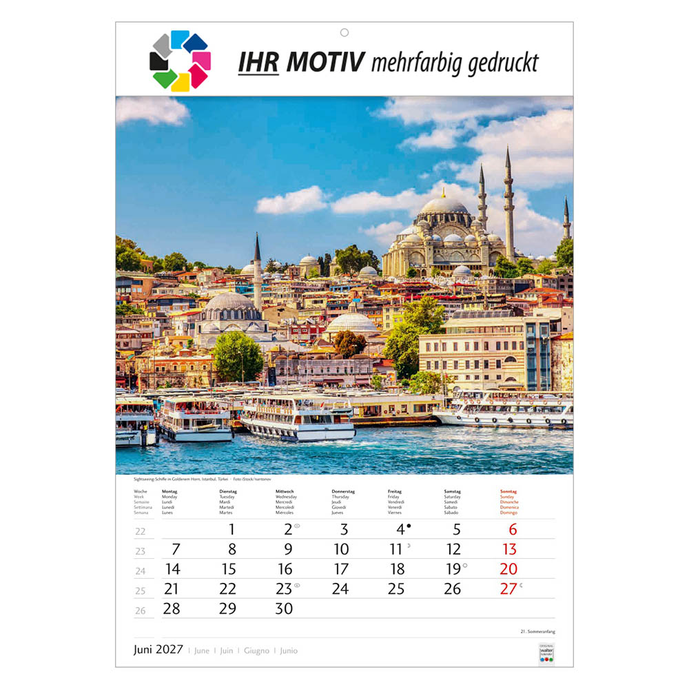 Bildkalender Metropolen, Ausgabe 2027 Monat Juni