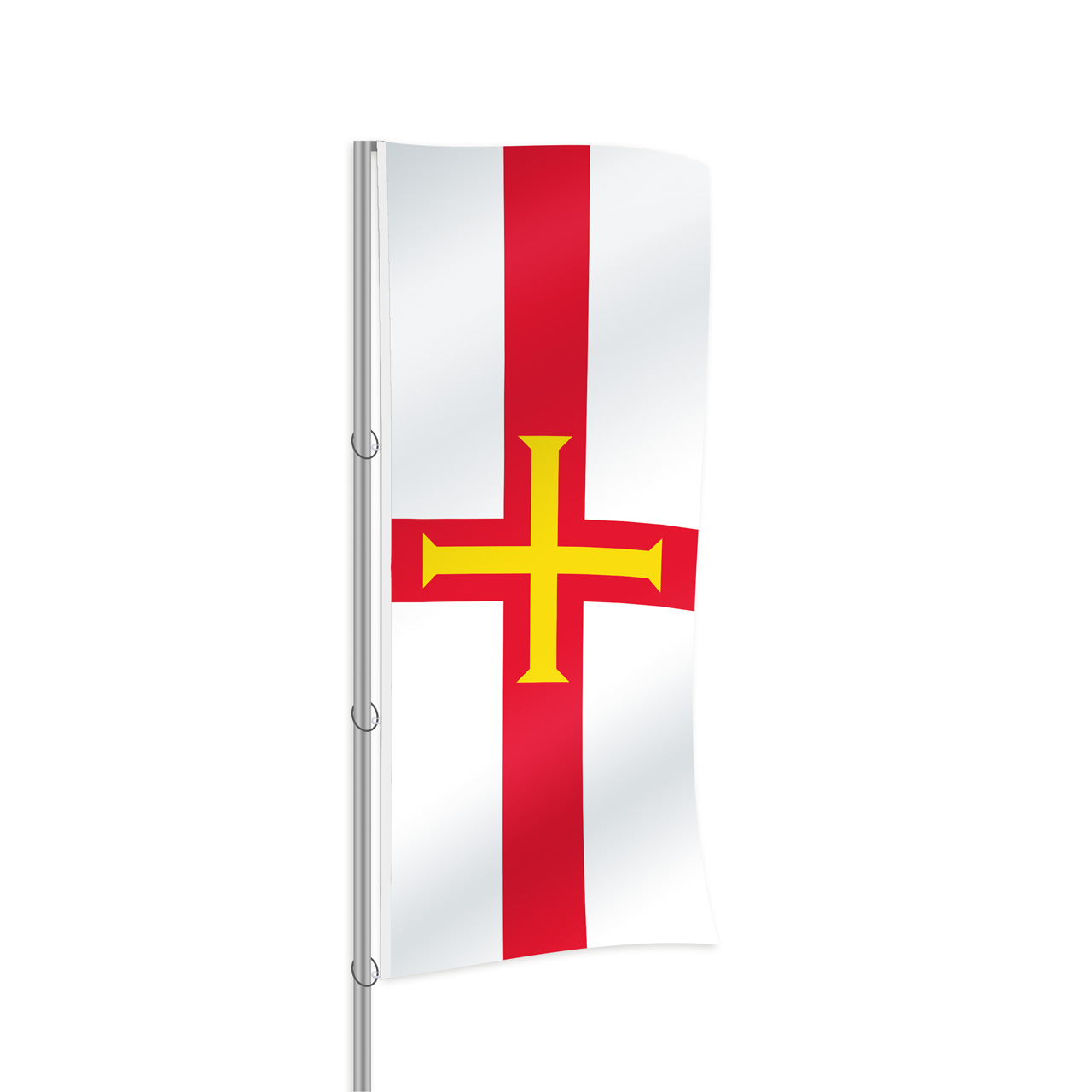 Guernsey Fahne im Hochformat kaufen