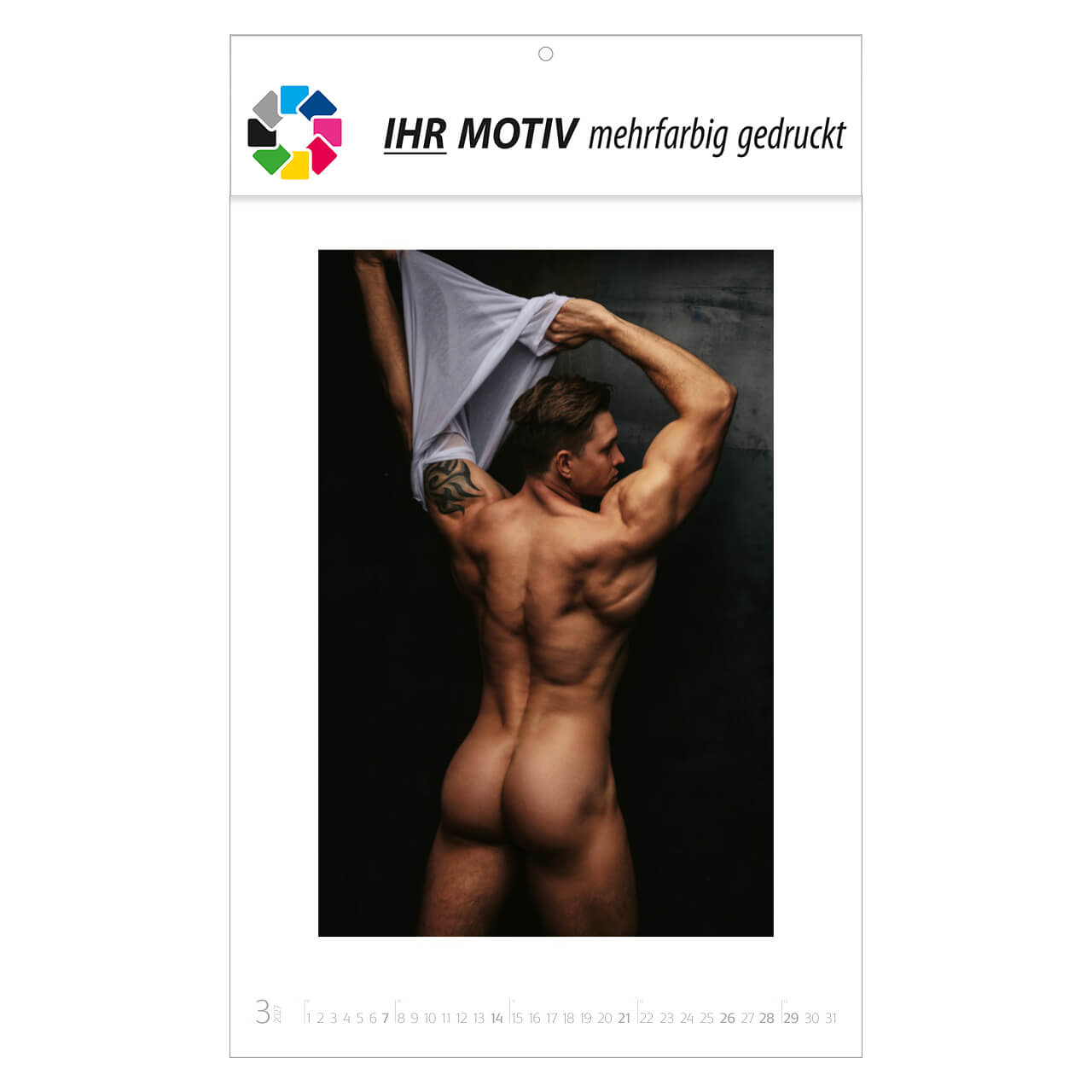 Wandkalender Dream Men – Ausgabe 2027 Monat März