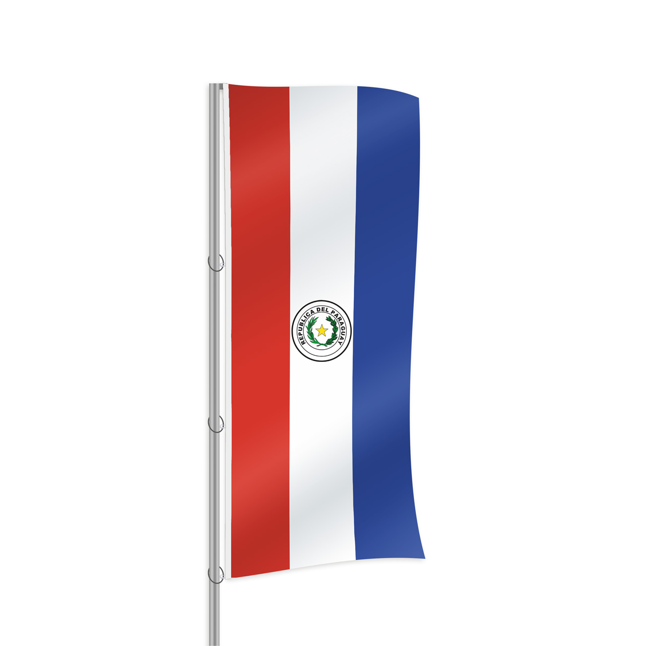 Paraguay Fahne im Hochformat kaufen