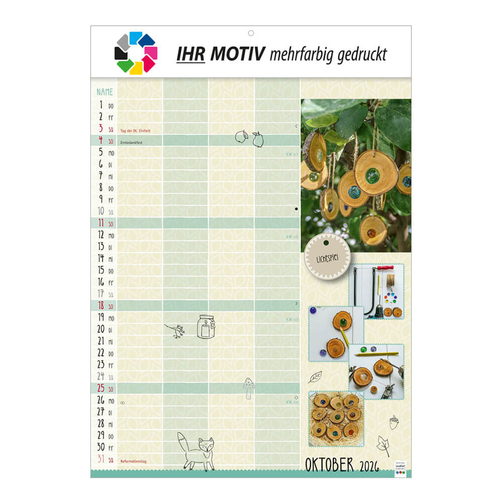 Vorschau: Bildkalender Selbstgemacht, Ausgabe 2027