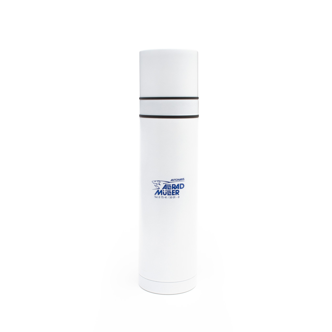 Vorschau: Thermoflasche Duo-Cup aus Metall, weiß