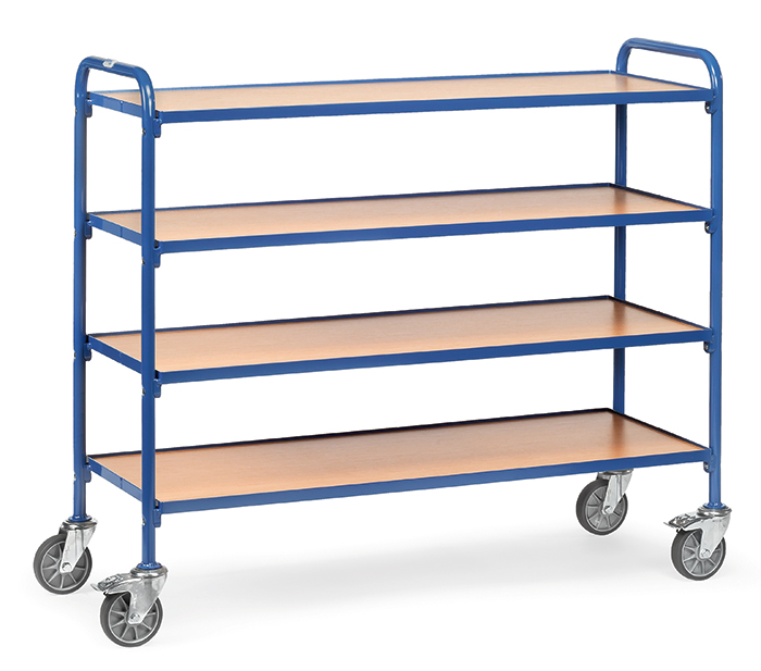 Vorschau: Fetra Beistellwagen mit Böden Ladefläche 1250 x 470 mm