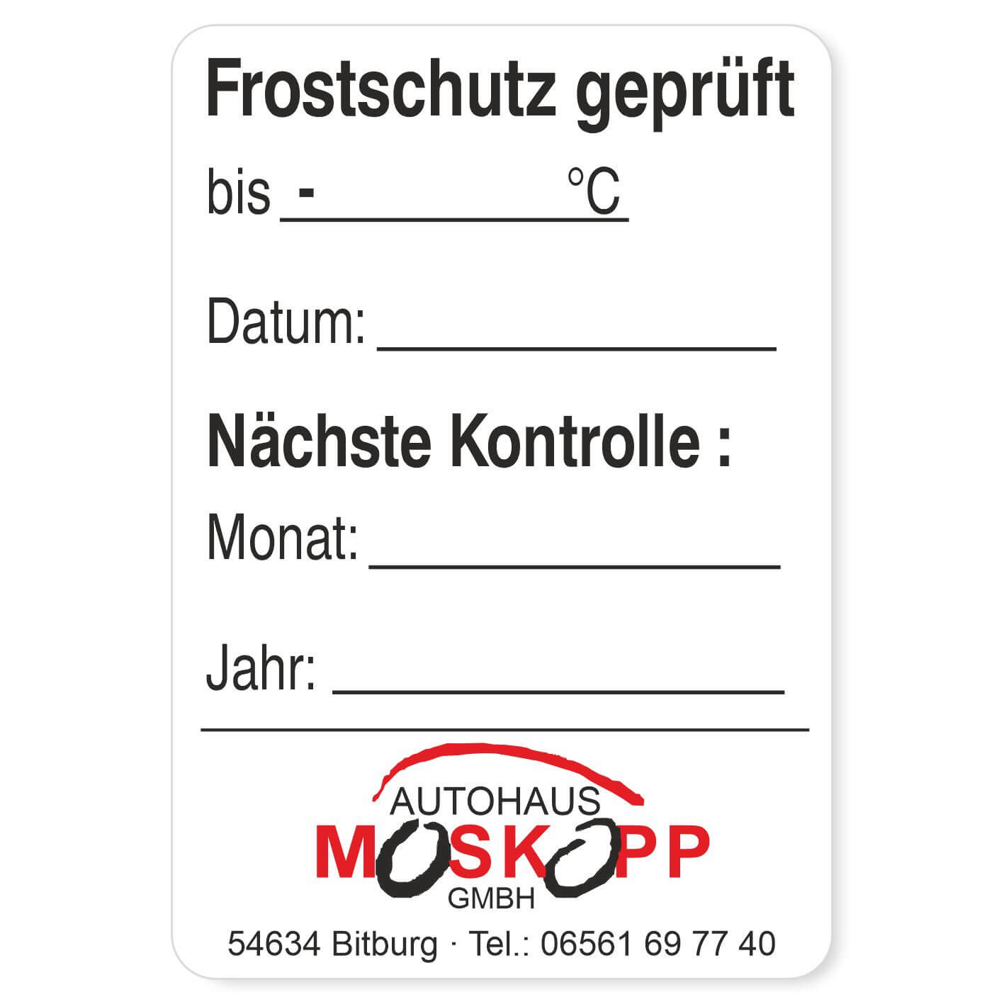 Frostschutz geprüft Beispiel 4