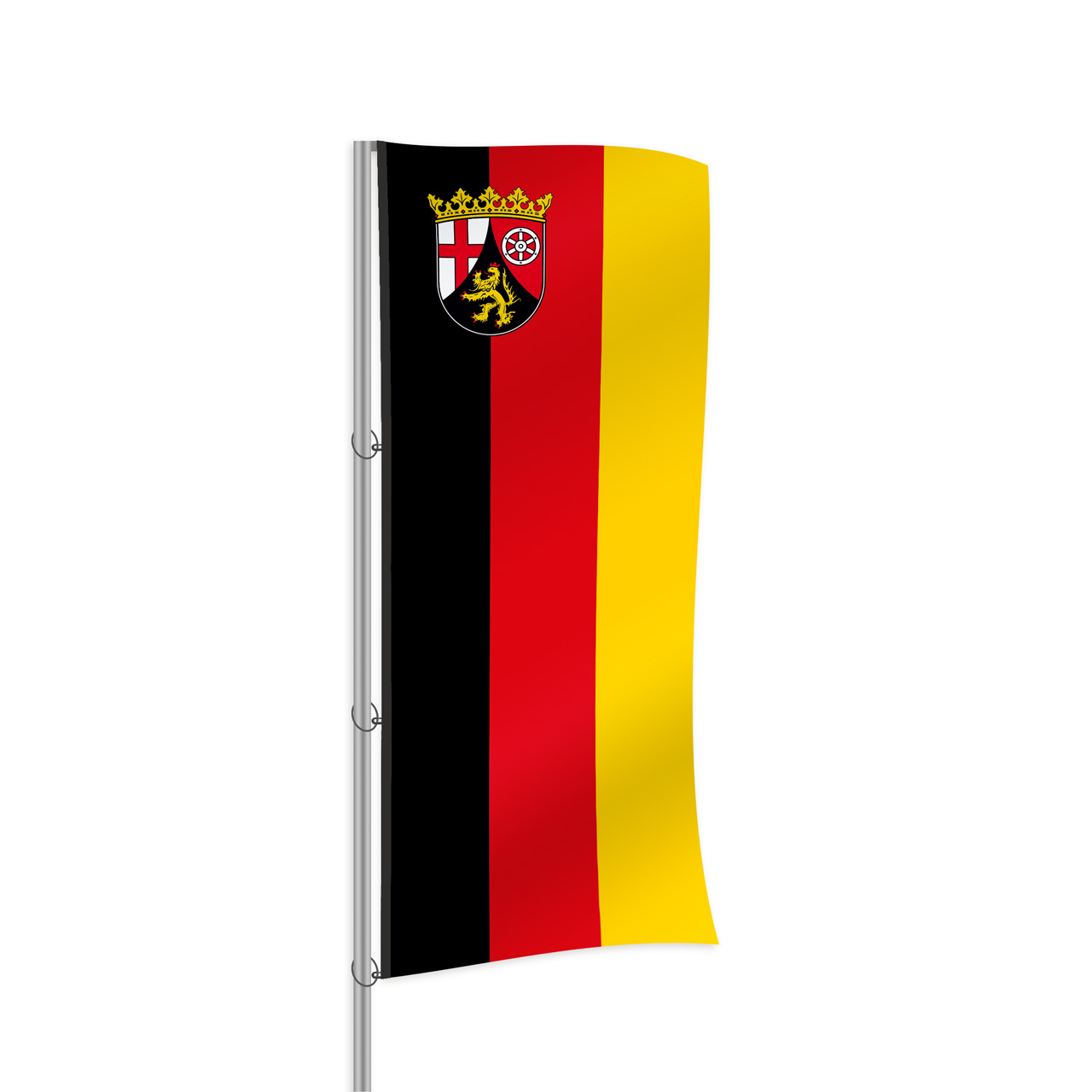 Vorschau: Rheinland Pfalz Hochformatfahne