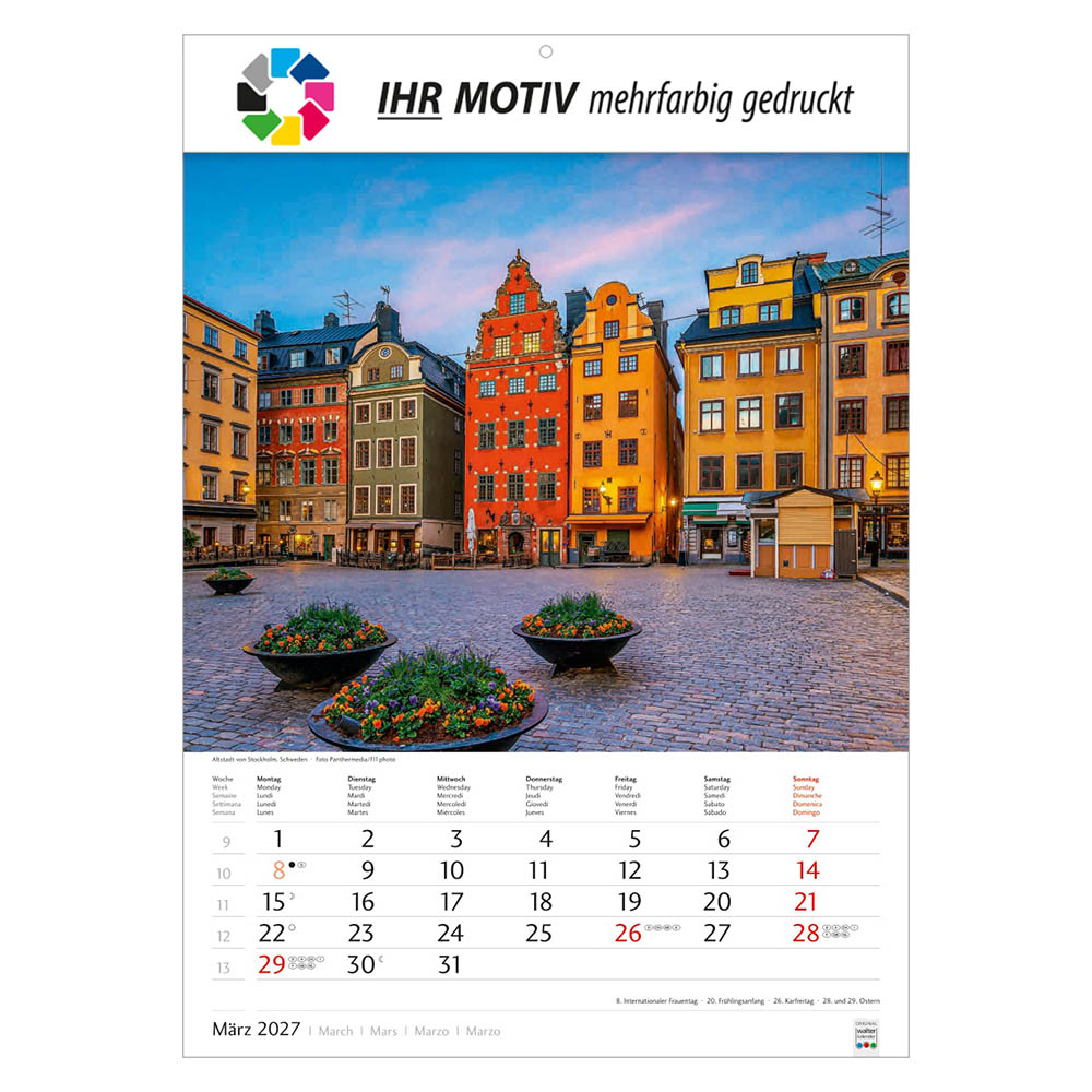 Bildkalender Metropolen, Ausgabe 2027 Monat März