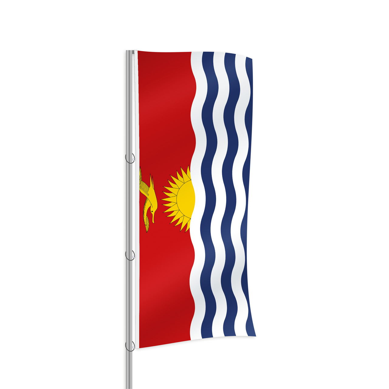 Kiribati Fahne im Hochformat kaufen