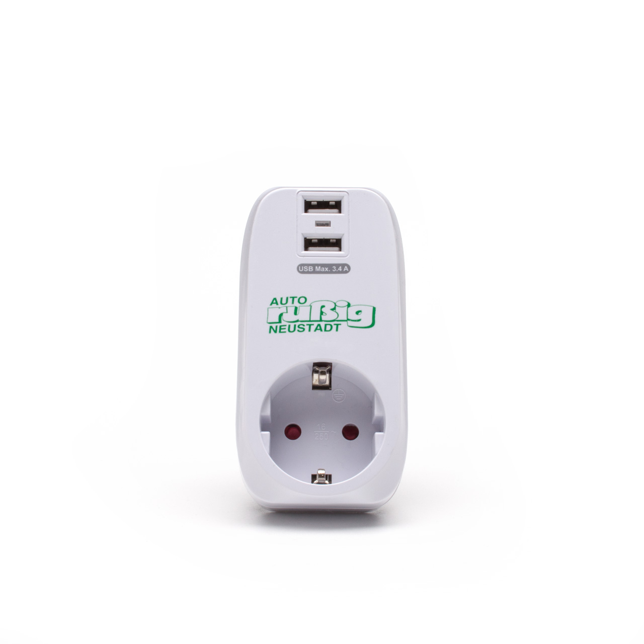 Vorschau: Steckdose mit Dual Port USB-Ladegerät