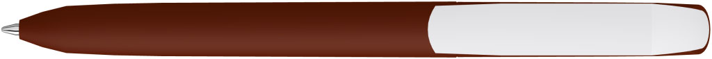 VANE KG GUM Druckkugelschreiber aubergine Clip vorne