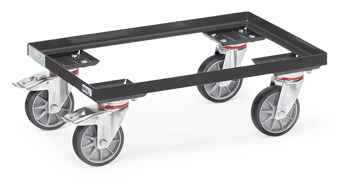 Vorschau: Fetra Eurokasten-Roller Ladefläche 605 x 408 mm Grau