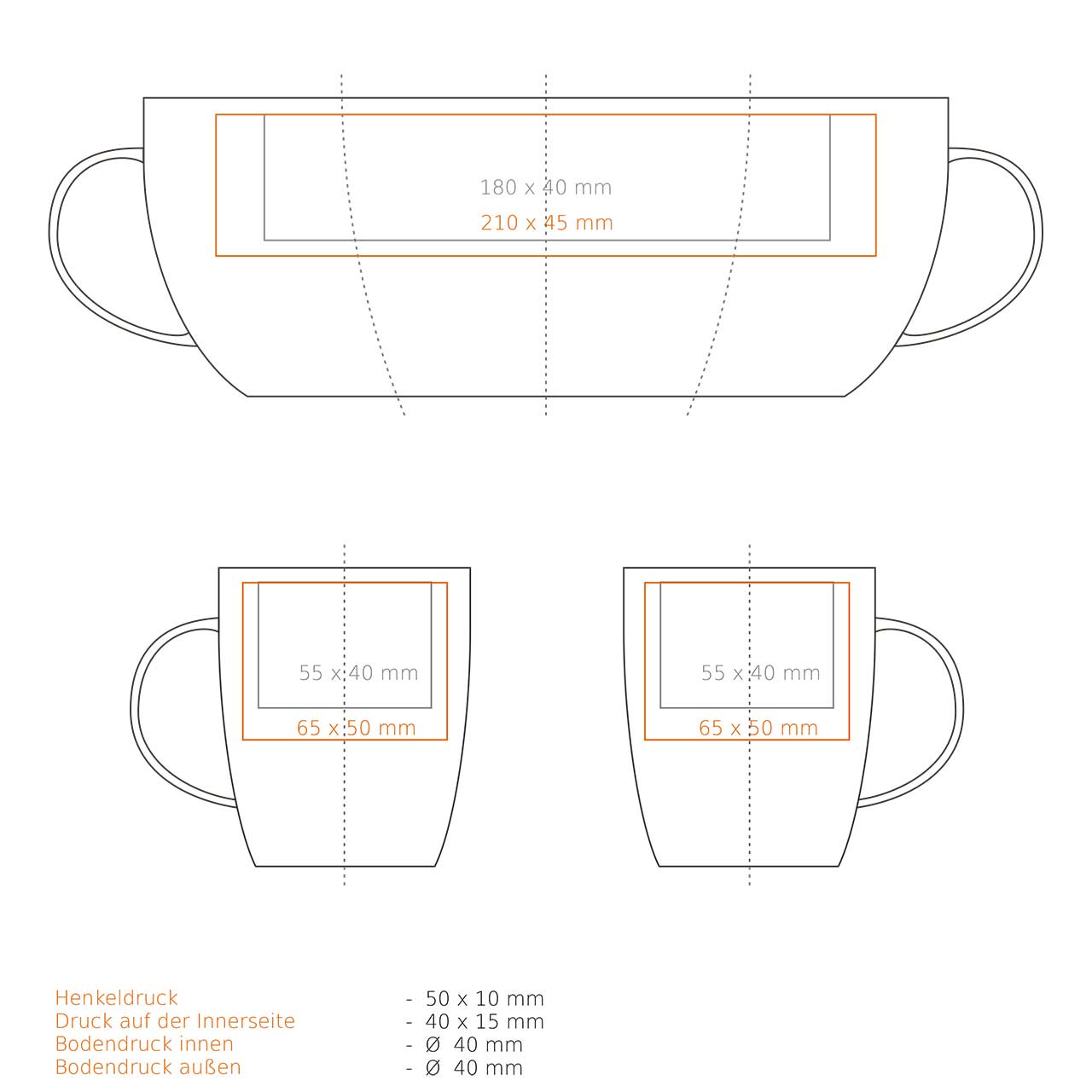 Vorschau: Mini Specta Tasse aus Porzellan