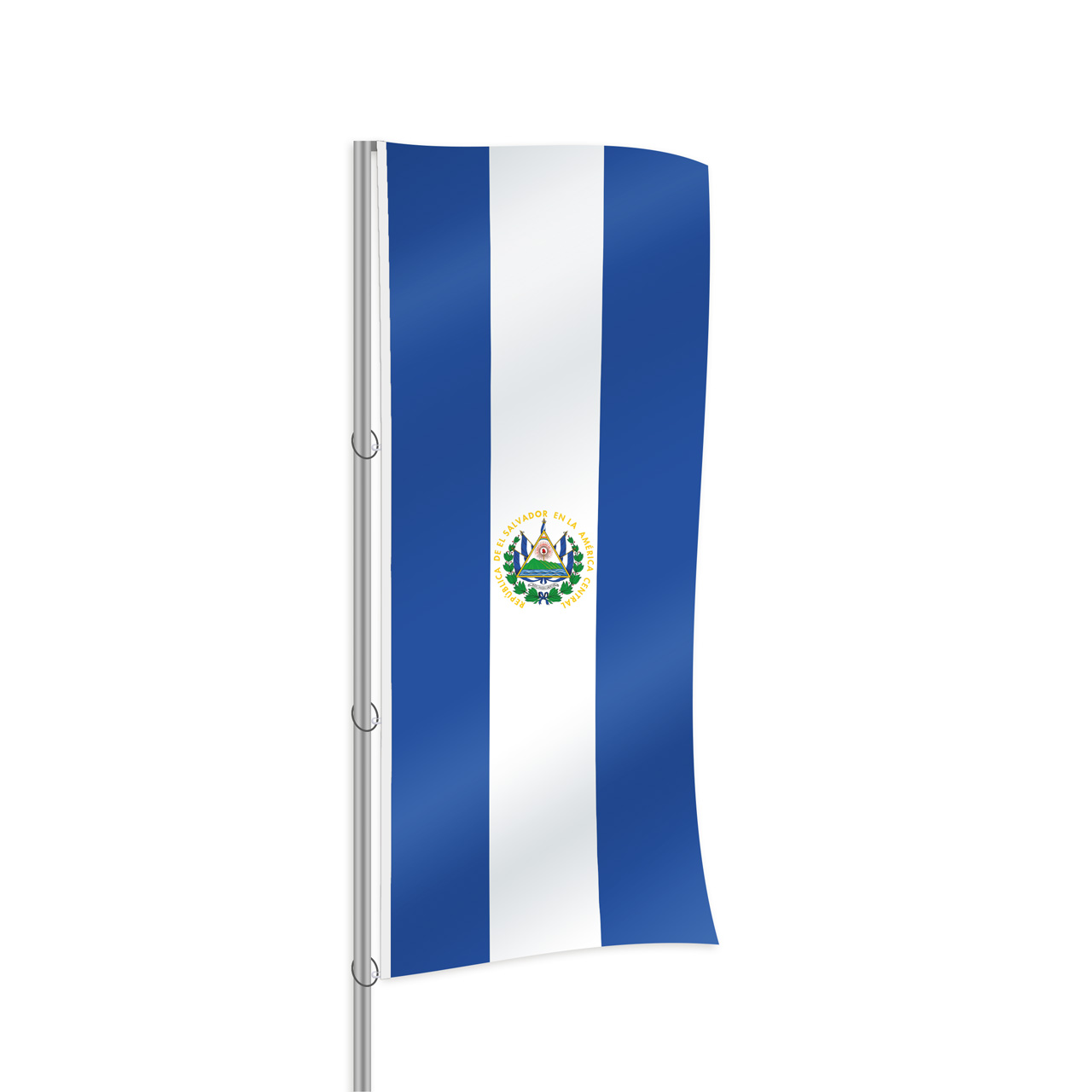 ElSalvador Fahne im Hochformat kaufen
