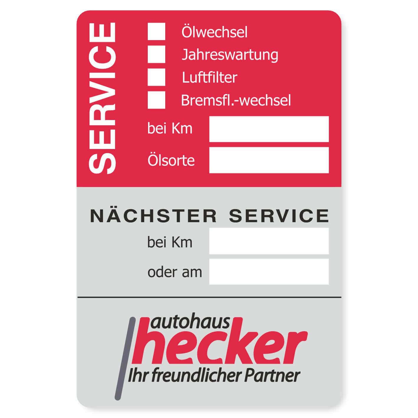 Service Checkliste 5 Beispiel 3