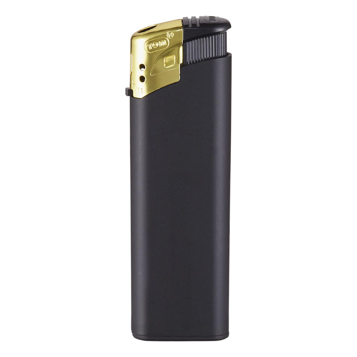 TOM® EB-15 76 Elektronik-Feuerzeug schwarz