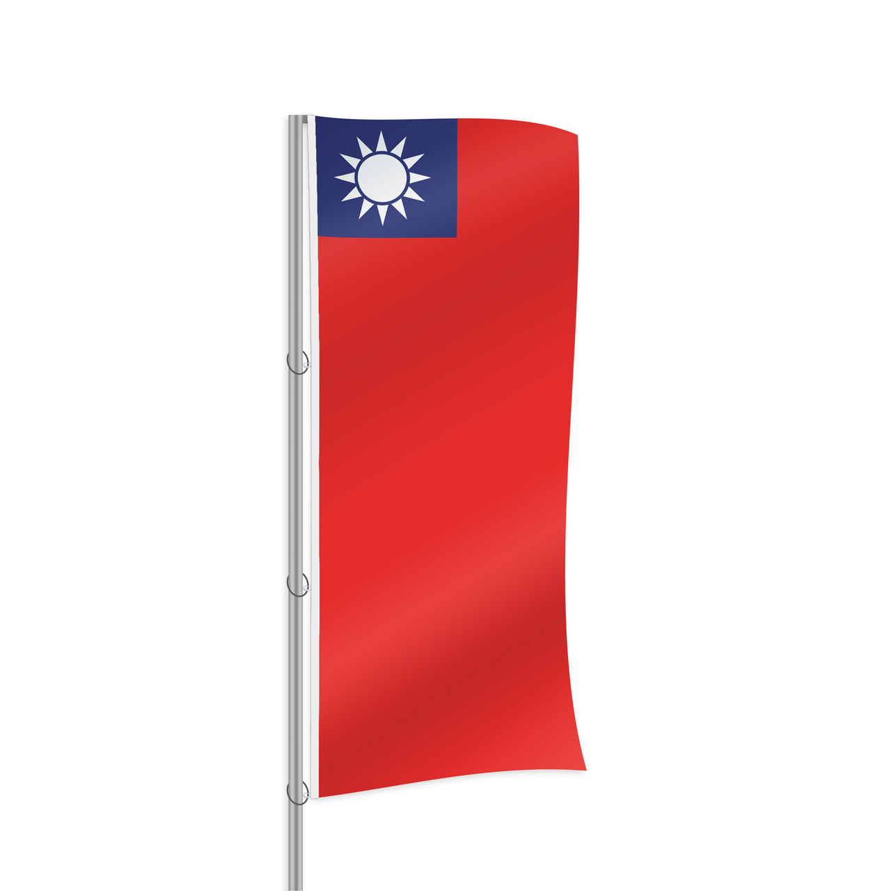 Taiwan Fahne im Hochformat kaufen