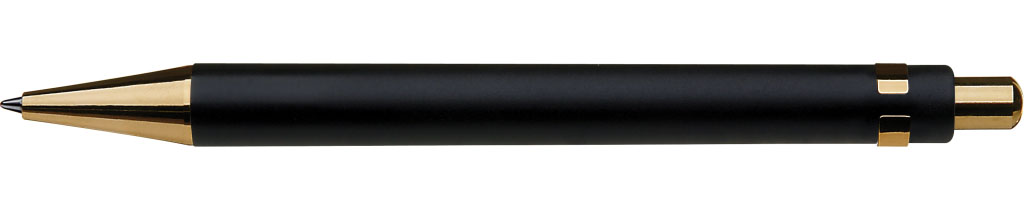 ARCTIS GO Druckkugelschreiber schwarz Clip hinten