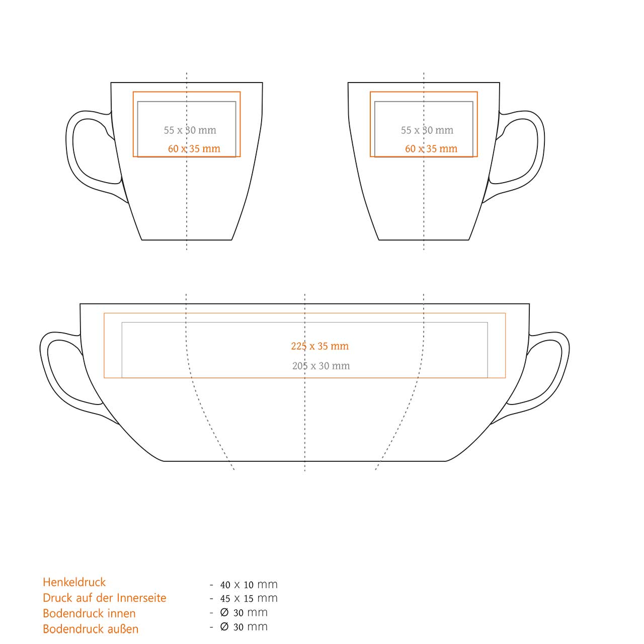 Vorschau: Americano Small Duo Tasse aus Keramik