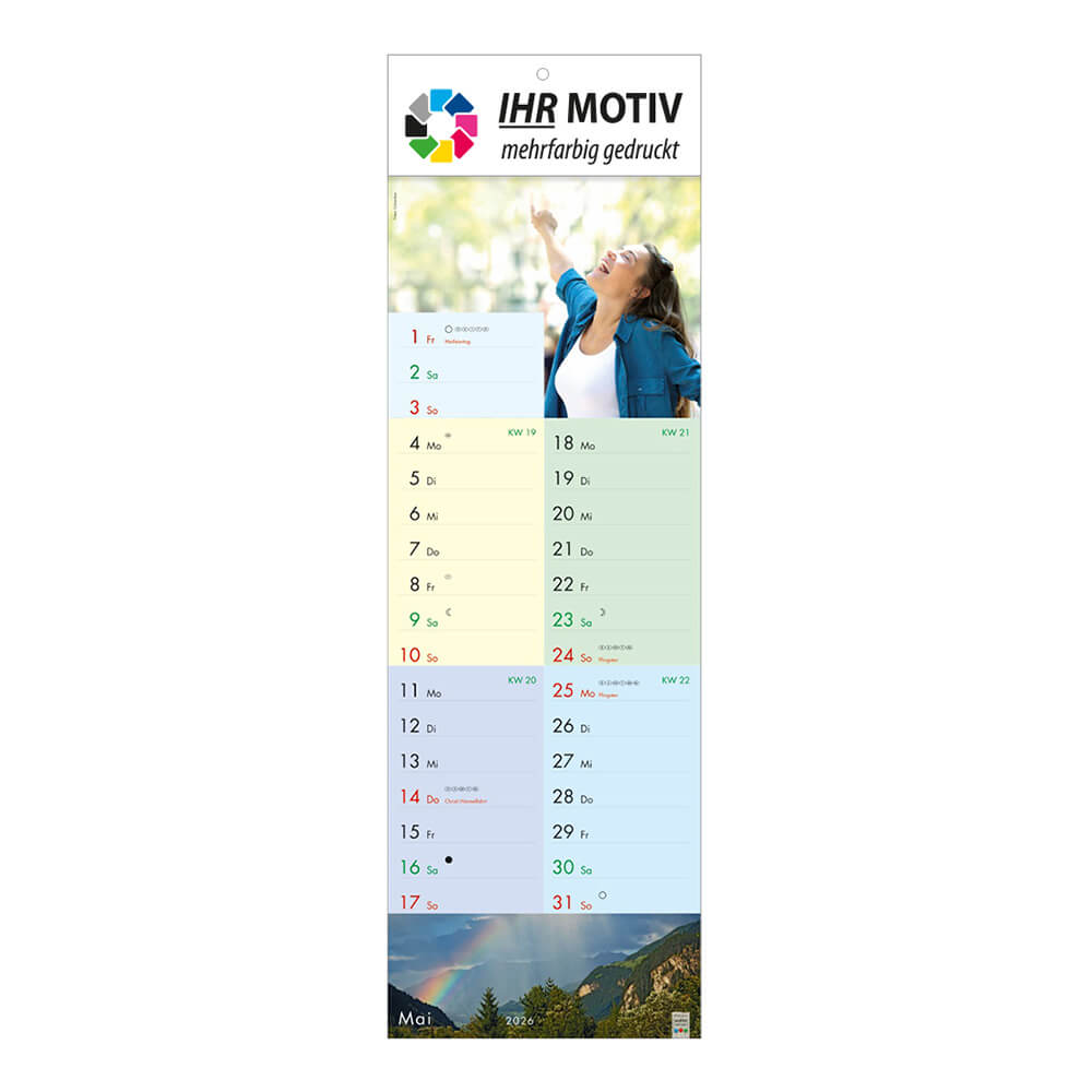 Streifenkalender fit und gesund Monat Mai