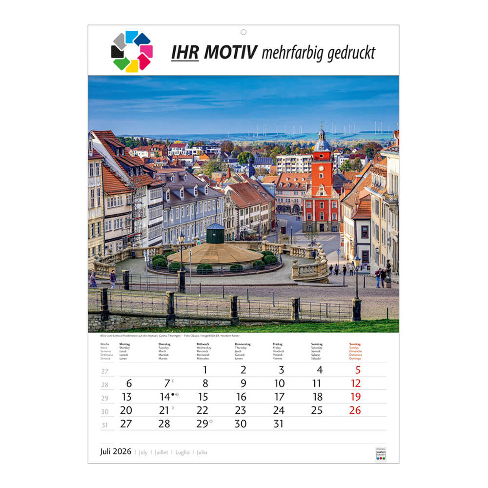 Bildkalender Schönes Deutschland Monat Juli