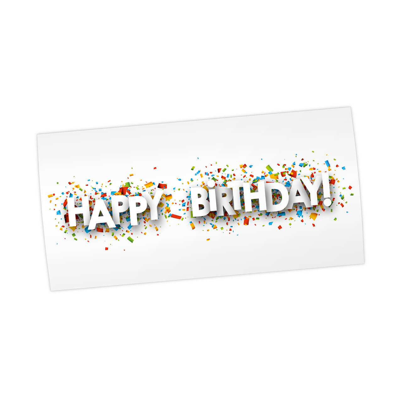 Vorschau: Geburtstags-Maxi-Postkarte, Motiv Happy Birthday_M1