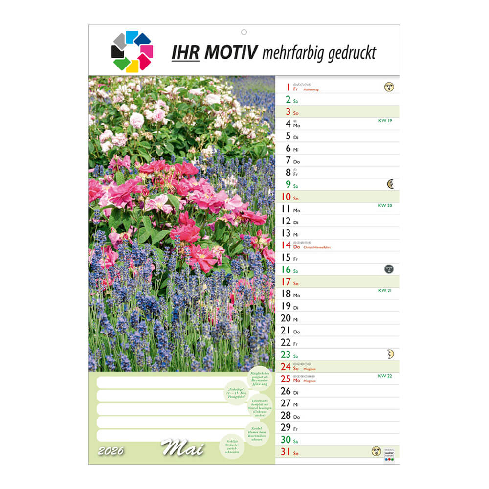 Bildkalender Günthers Gartenplaner Monat Mai