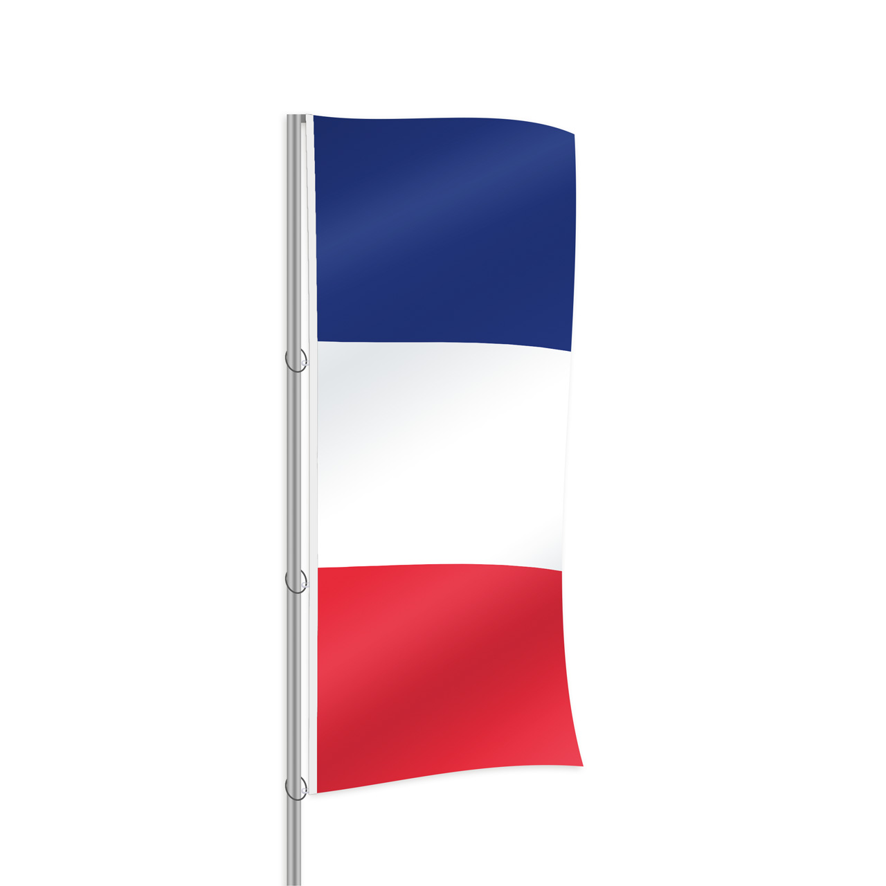 Frankreich Fahne im Hochformat kaufen