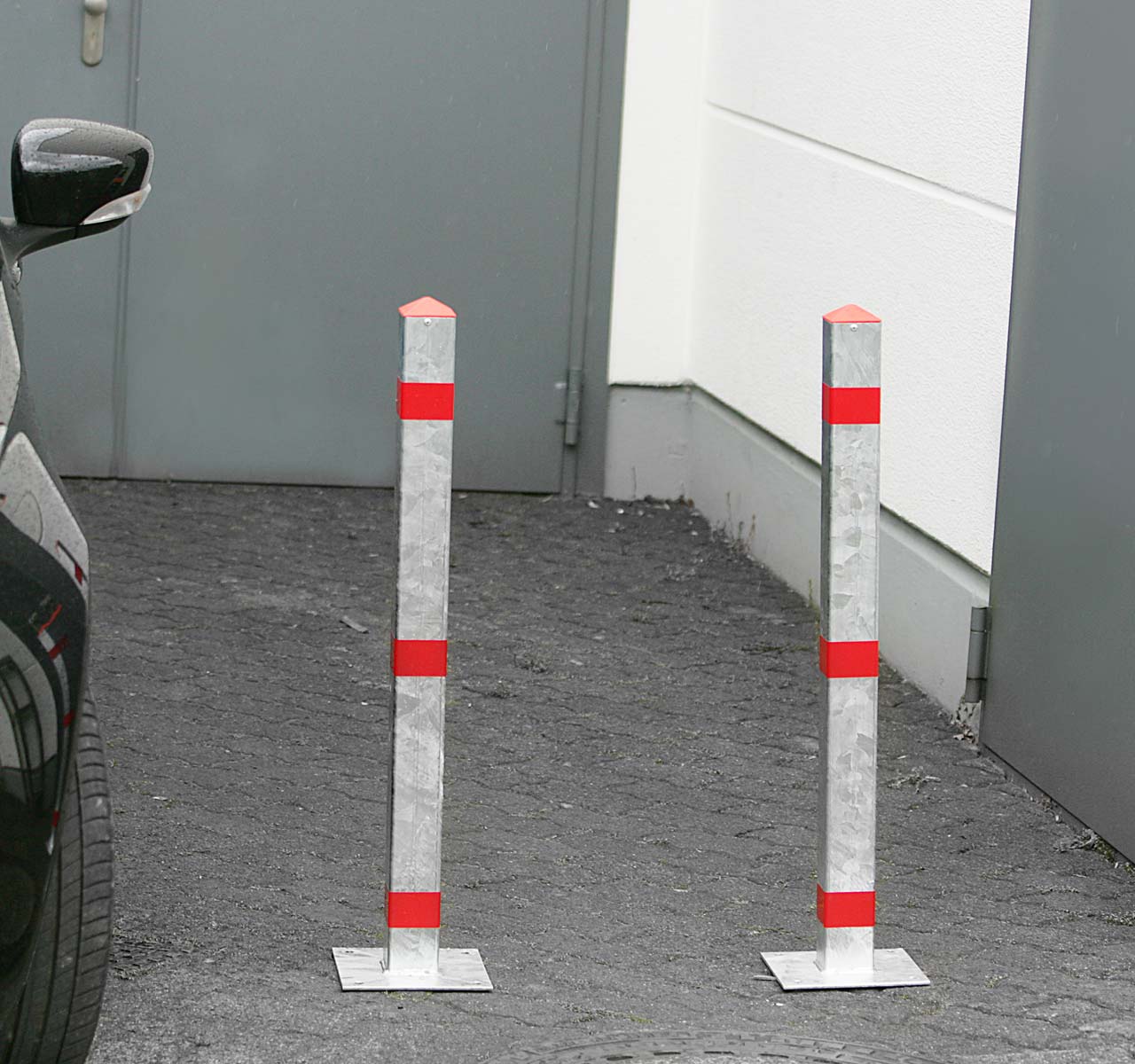Vorschau: Absperrpfosten ECK, nicht kippbar