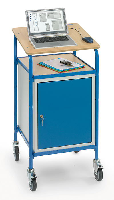 Vorschau: Fetra Rollpult Ladefläche 500 x 600 mm geneigte Schreibfläche Stahlschrank