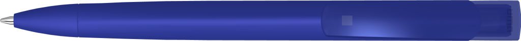 TRINITY K transparent GUM Druckkugelschreiber dunkelblau Clip vorne