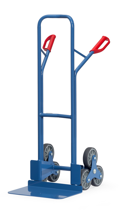 Vorschau: Fetra Treppenkarre 3-Rad-Stern, je 3 TPE-Räder 160 x 40 mm bis 200 kg Schaufelbreite 480 x 300 mm